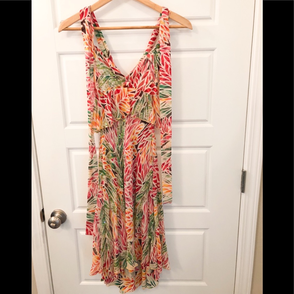 Diane VonFurstenberg silk floral dress